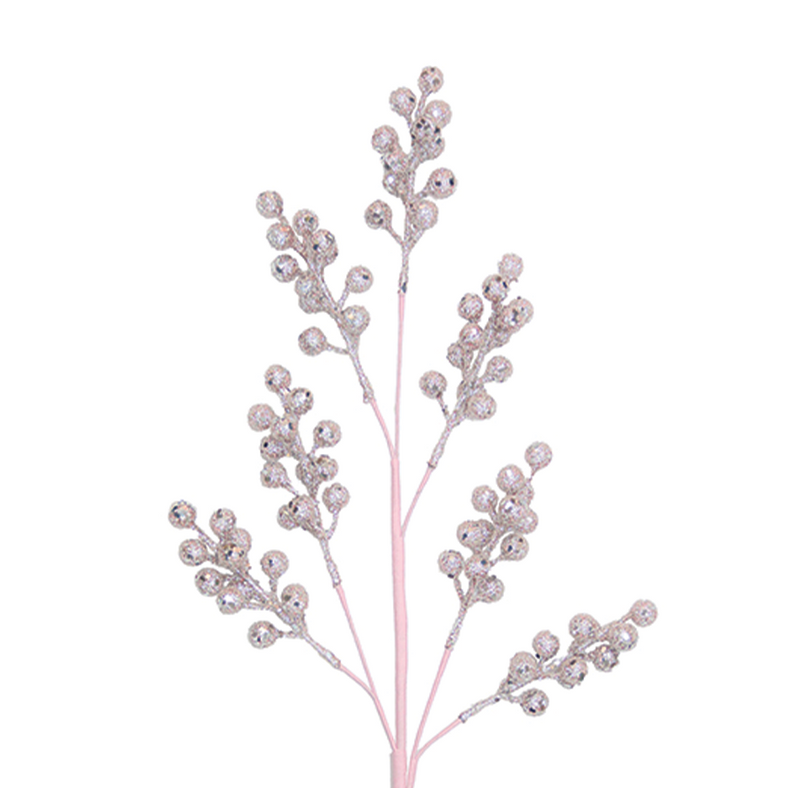 BOWRING - Berry Spray 66cm Blush Glitter