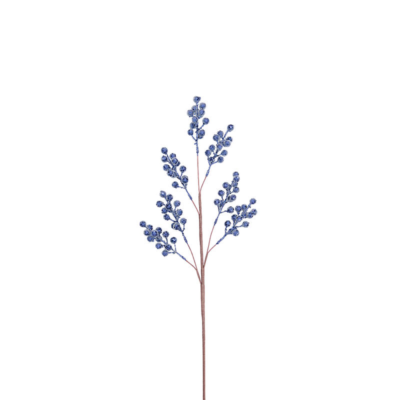 BOWRING - Berry Spray 66cm Midnight Blue Glitter