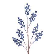 BOWRING - Berry Spray 66cm Midnight Blue Glitter
