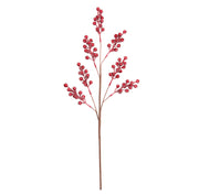 BOWRING - Berry Spray 66cm Burgundy Glitter