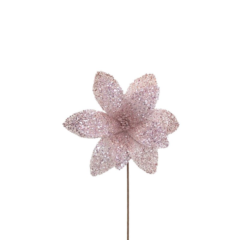 BOWRING - Poinsettia 31x55cm Blush Sequins