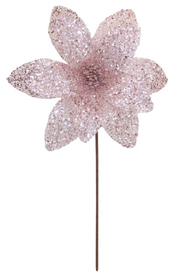 BOWRING - Poinsettia 31x55cm Blush Sequins