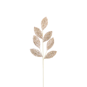 BOWRING - Leaf Stem 70cm Champagne Sequins