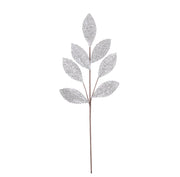 BOWRING - Leaf Stem 70cm Silver Sequins