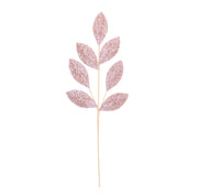 BOWRING - Leaf Stem 70cm Blush Sequins