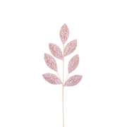BOWRING - Leaf Stem 70cm Blush Sequins