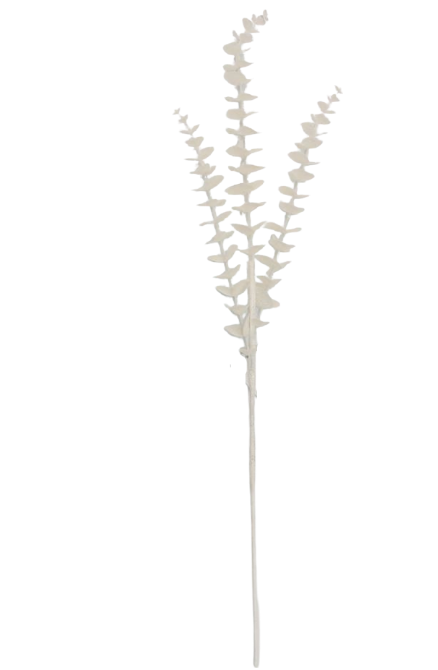 BOWRING - Eucalyptus 81cm White Glitter Spray