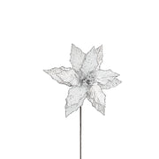 BOWRING - Poinsettia Stem Silver Beaded