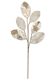 BOWRING - Leaf Stem 68cm Champagne Beaded