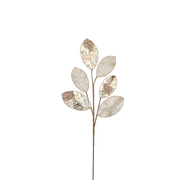 BOWRING - Leaf Stem 68cm Champagne Beaded