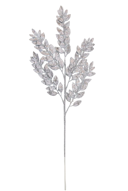 BOWRING - Leaf Cluster 86cm Silver Spray