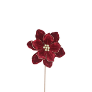 BOWRING - Magnolia 25x50cm Burgundy Velvet/Champagne Glitter