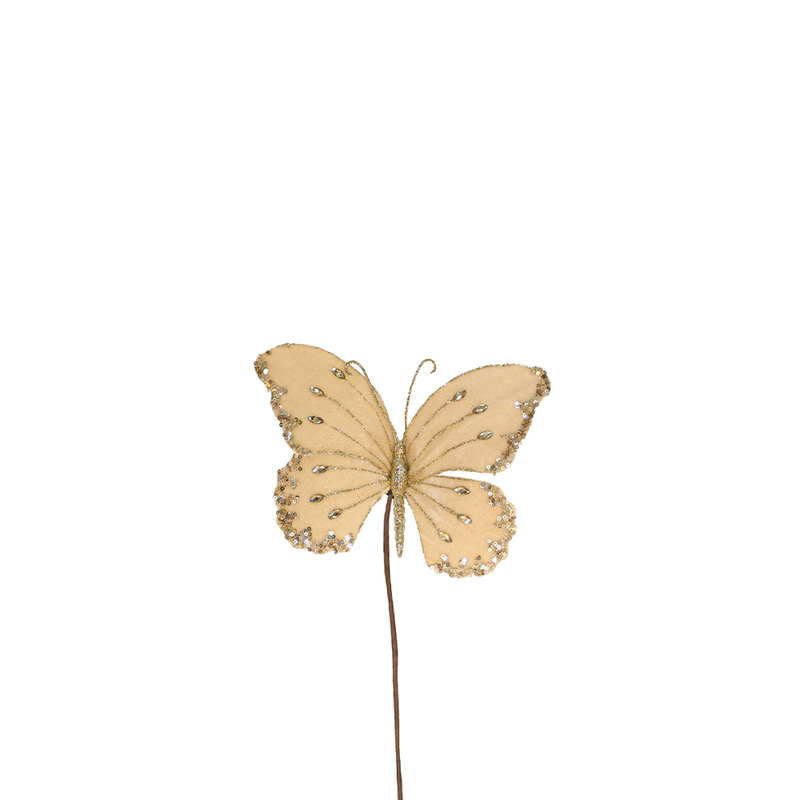 BOWRING - Butterfly 21cm Champagne Stem