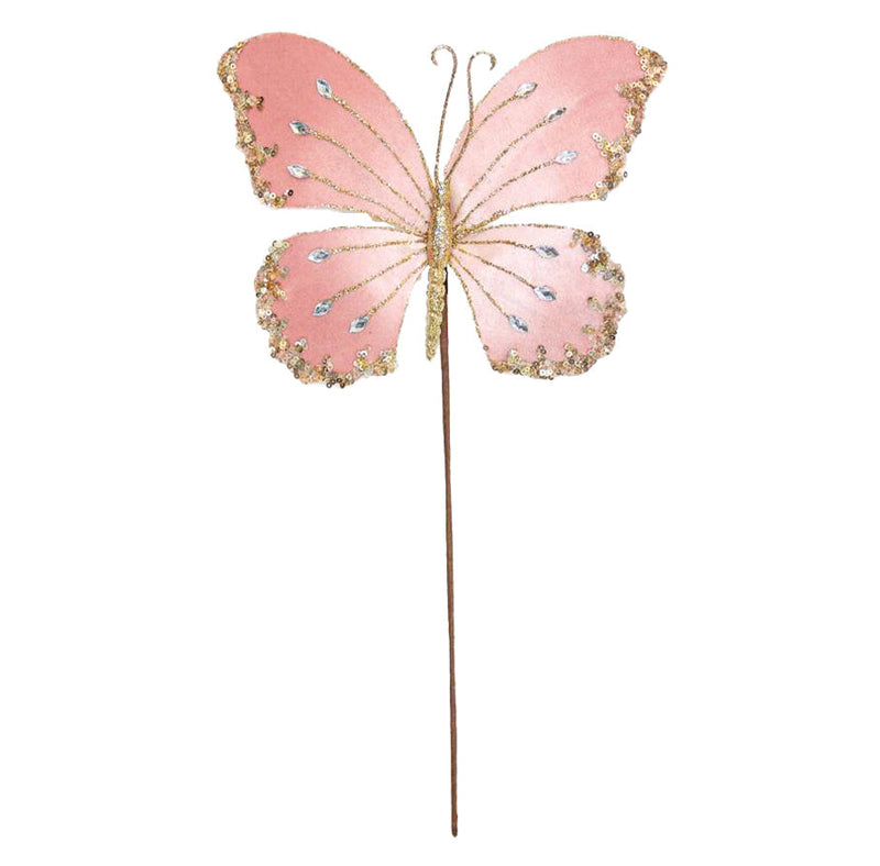 BOWRING - Butterfly 21cm Blush Stem