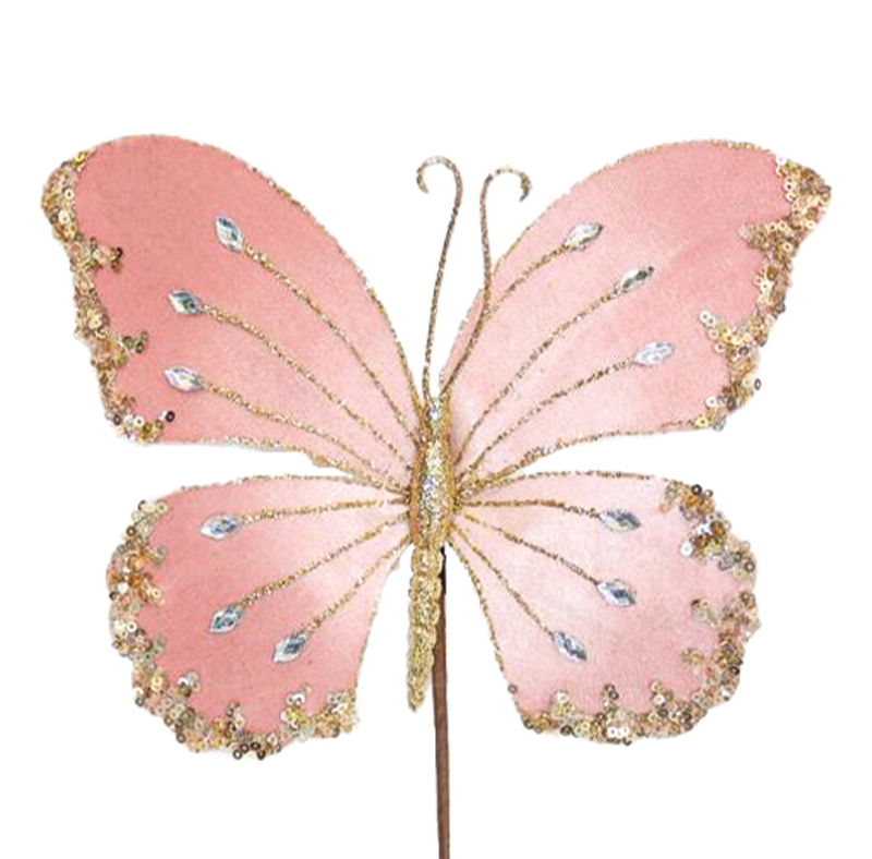 BOWRING - Butterfly 21cm Blush Stem