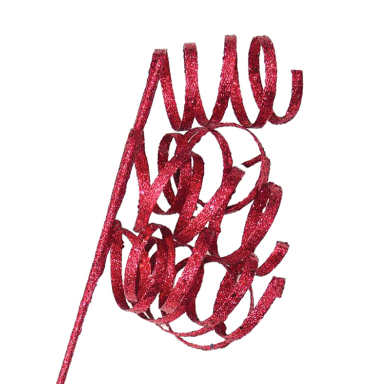 BOWRING - Spiral 55cm Burgundy Spray