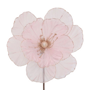 BOWRING - Magnolia 27x50cm Sheer Blush Stem