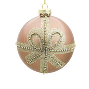 BOWRING - 10cm Marie Blush Ball Ornament