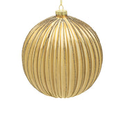 BOWRING - 15cm Empress Antique Champagne Ball Ornament