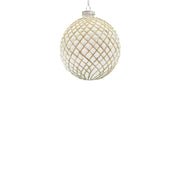 BOWRING - 8cm Regal Antique Champagne Ball Ornament