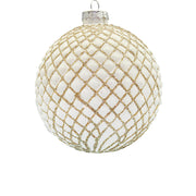 BOWRING - 15cm Regal Antique Champagne Ball Ornament
