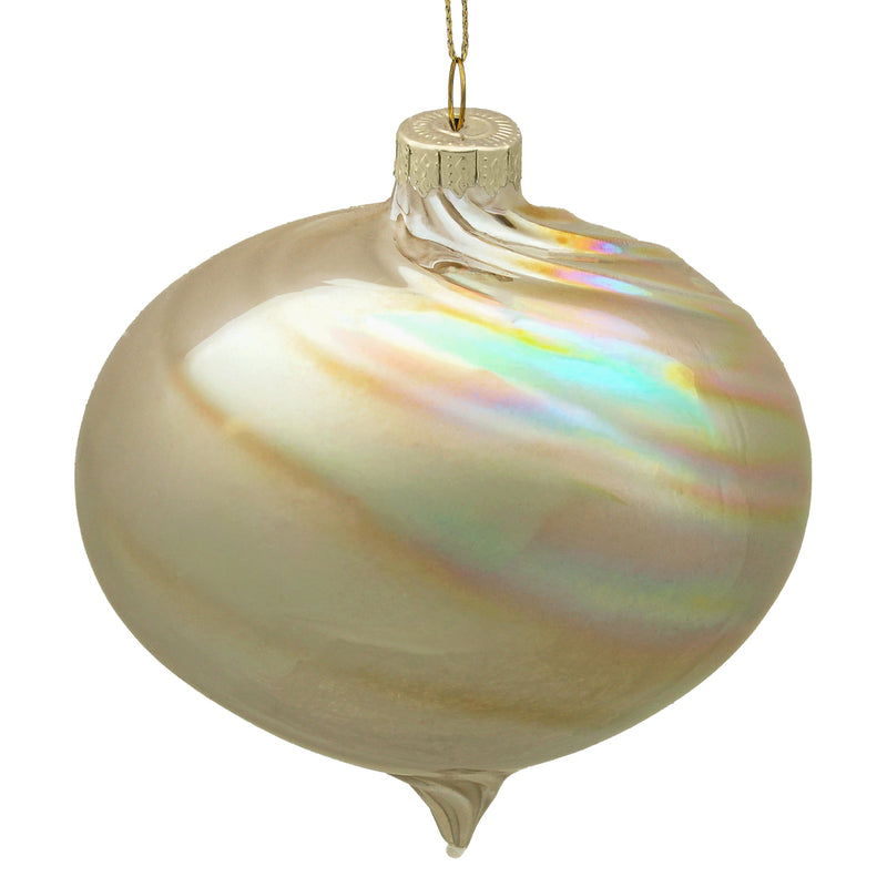 BOWRING - 10cm Diana French Vanilla Onion Shaped Ornament