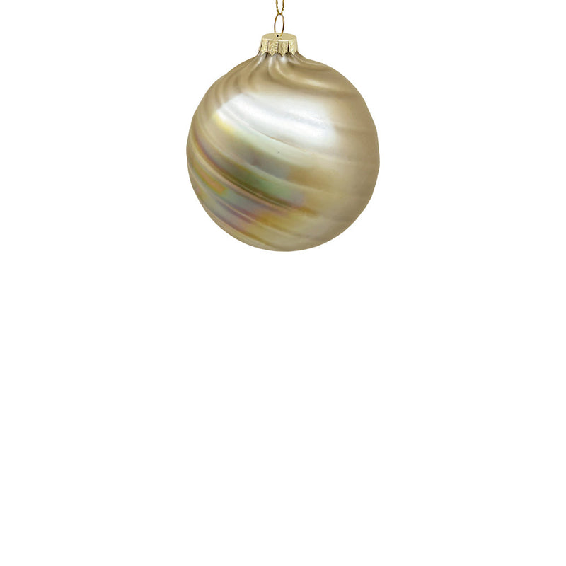 BOWRING - 8cm Diana French Vanilla Ball Ornament