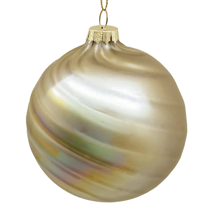 BOWRING - 10cm Diana French Vanilla Ball Ornament