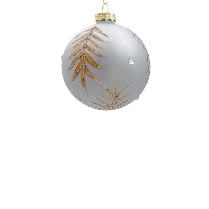 BOWRING - 10cm Constance Matte Champagne Ball Ornament