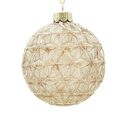 BOWRING - 8cm Ciara Antique Champagne Ball Ornament