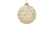 BOWRING - 8cm Ciara Antique Champagne Ball Ornament