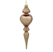 BOWRING - 7x27.5 Devin Antique Champagne Finial Ornament