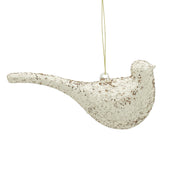 BOWRING - 5x15cm Champagne Dove Ornament
