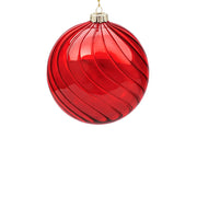 BOWRING - 12cm Eden Red Ball Ornament