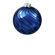 BOWRING - 12cm Eden Midnight Blue Ball Ornament