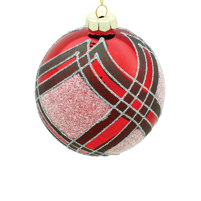BOWRING - 15cm Rebecca Red Ball Ornament