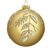 BOWRING - 10cm Tate Champagne Ball Ornament