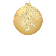 BOWRING - 12cm Tate Champagne Ball Ornament