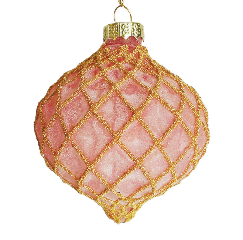 BOWRING - 8cm Constance Powder Pink Ball Ornament