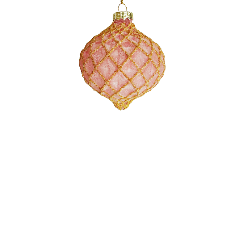 BOWRING - 8cm Constance Powder Pink Ball Ornament