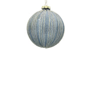 BOWRING - 10cm Demi Ice Blue Ball Ornament
