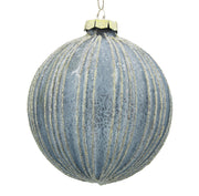 BOWRING - 10cm Demi Ice Blue Ball Ornament