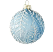 BOWRING - 8cm Marta Ice Blue Ball Ornament