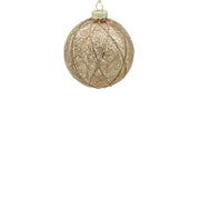 BOWRING - 8cm Lorena Champagne Ball Ornament
