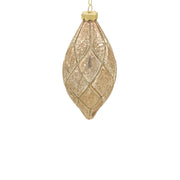 BOWRING - 7x14cm Lorena Champagne Ball_Finial Ornament