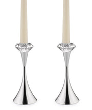 BOWRING - Paloma Set of 2 Crystal & Metal Taper Holder