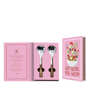 BOWRING - Book Series-EAT GOOD...Salad Servers Set of 2