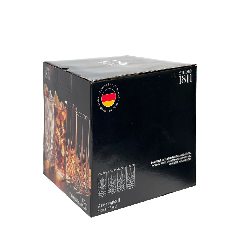 BOWRING - Roma HB Glasses 410ml (13.9oz) S/4