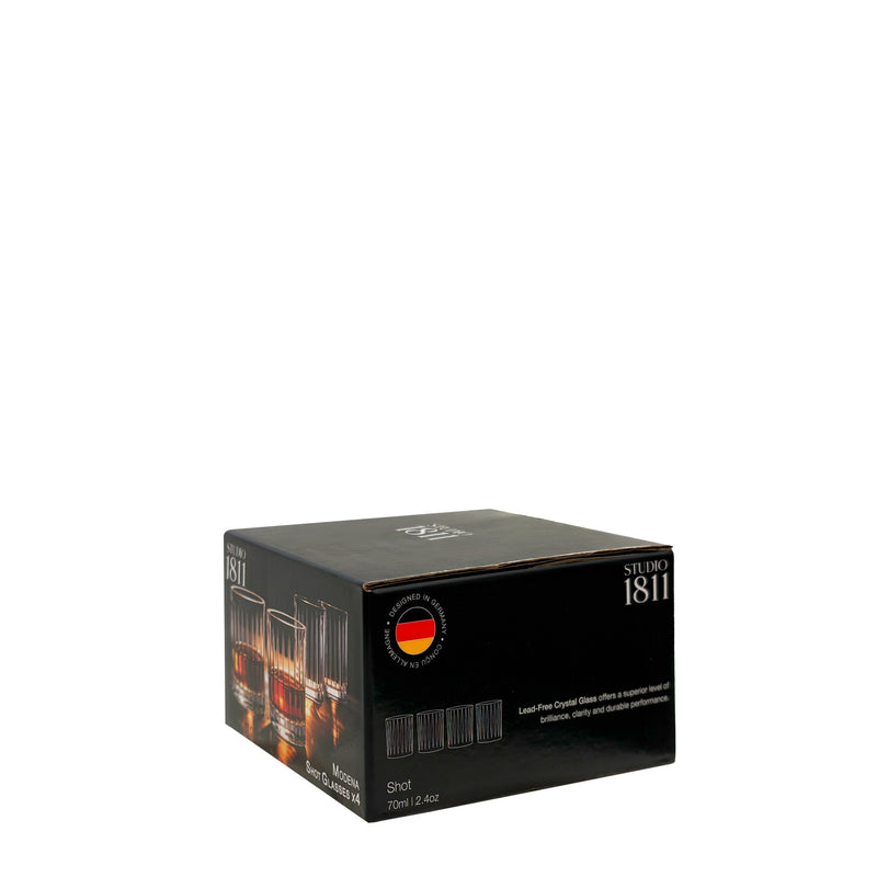 BOWRING - Modena Shot Glasses 70ml (2.4oz) S/4