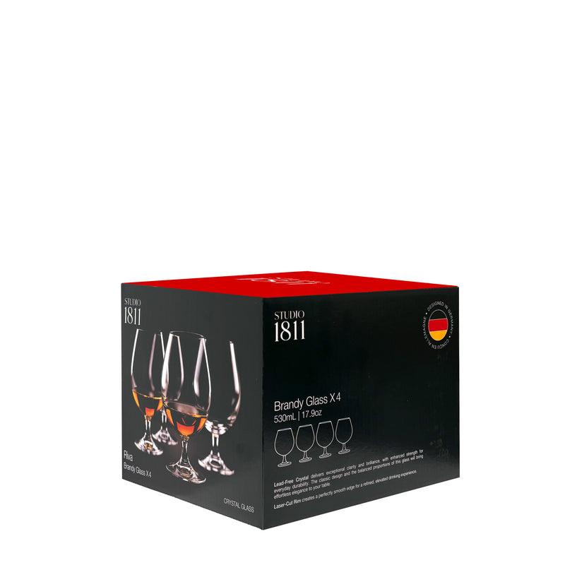 BOWRING - Riva Brandy 530ml (17.9oz) Set of 4
